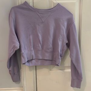 Abercrombie cropped sweatshirt